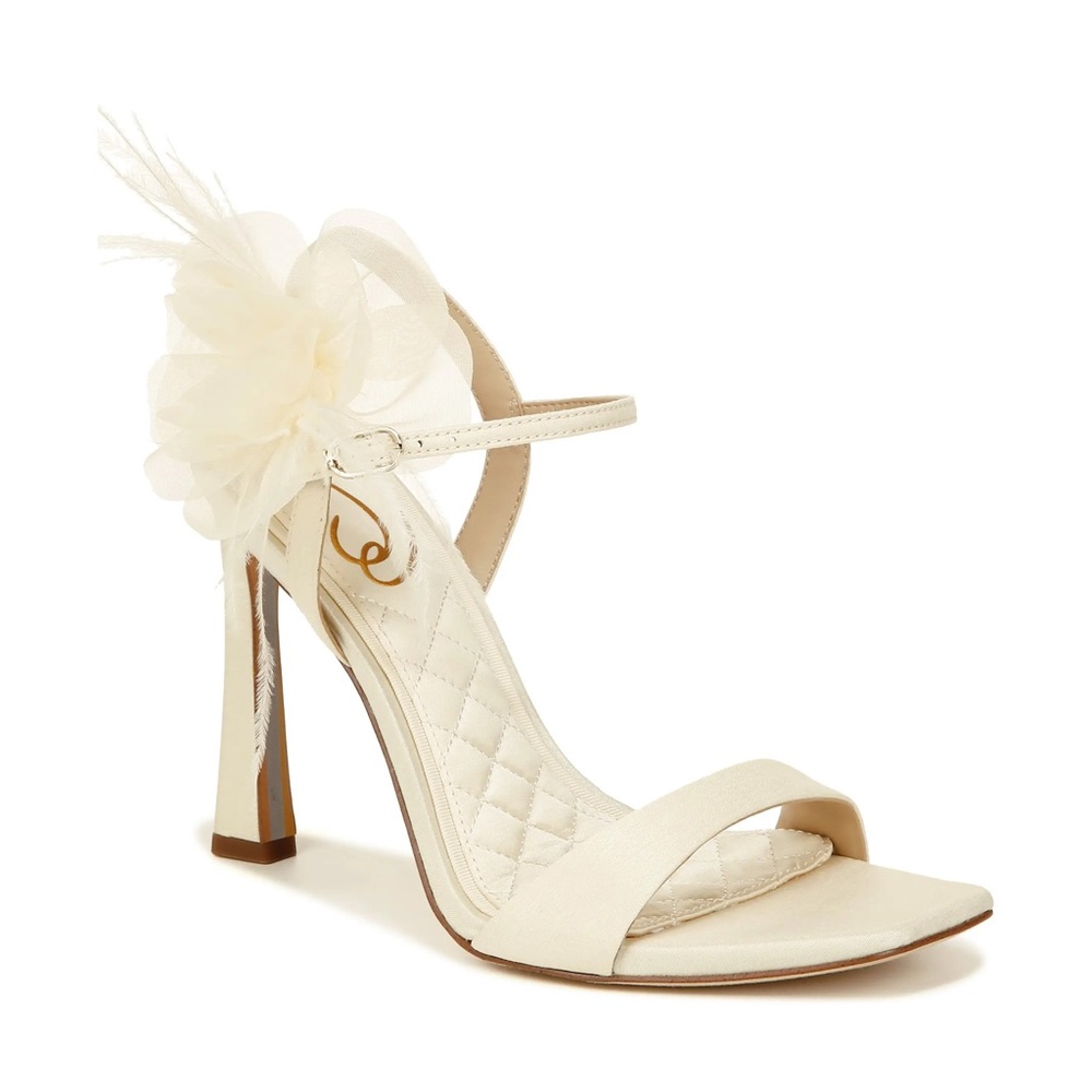 Sam Edelman Leana Ankle Strap Sandal - Pearl ivory - size 8 women’s
